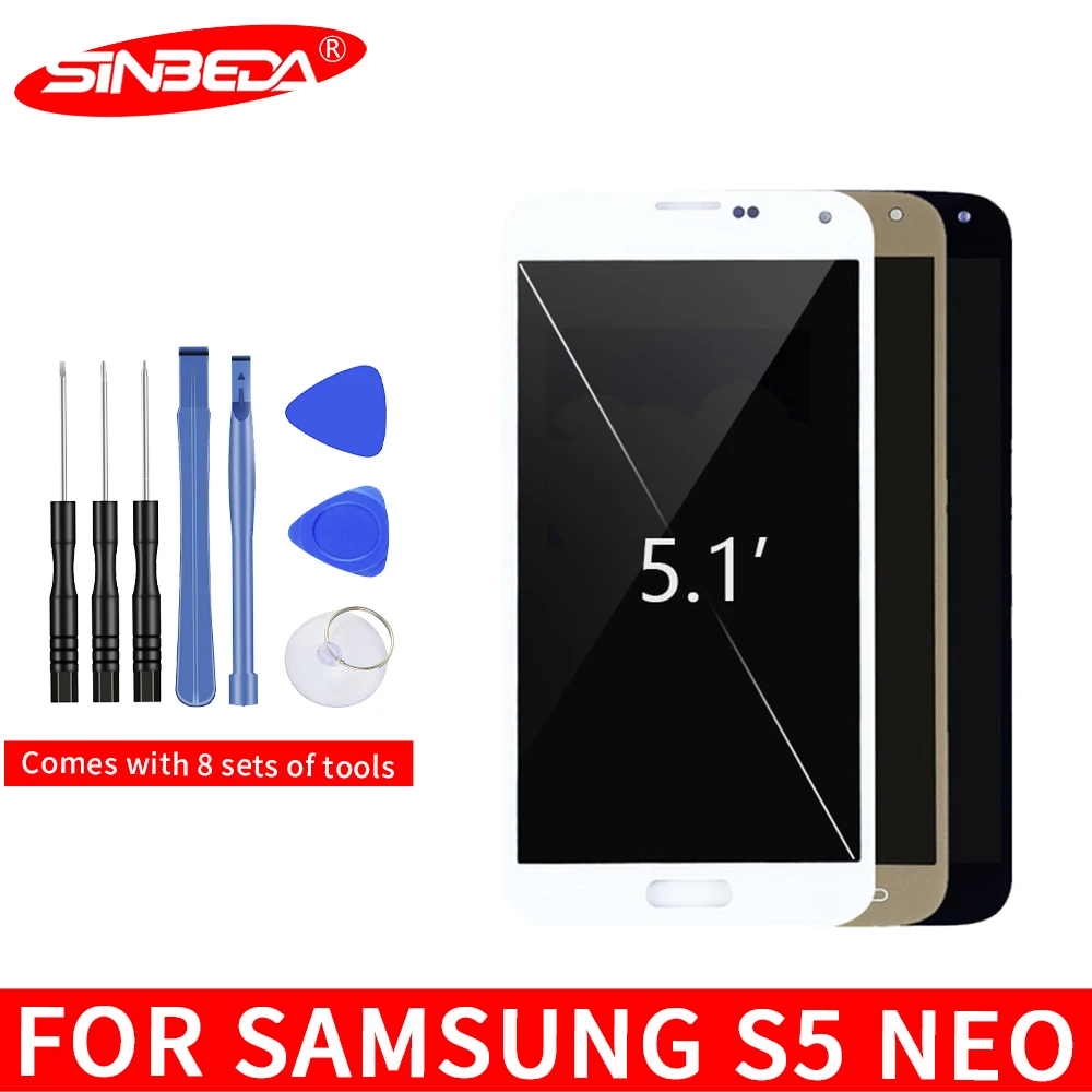 5 1 &quotLCD для SAMSUNG Galaxy S5 NEO LCD сенсорный экран замена дигитайзера дисплей SM G903M G903F