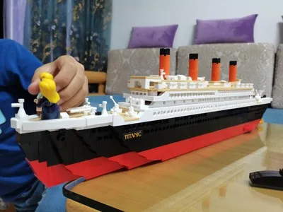 Конструктор Титаник RMS для круизного лайнера корабля наборы моделей городских 3D