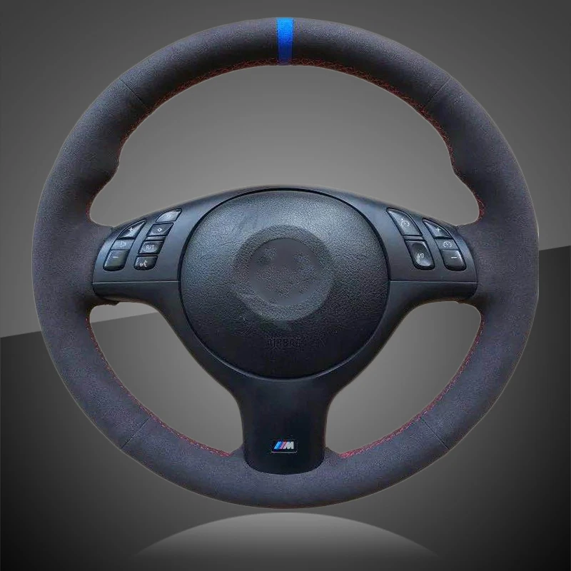 Чехол на руль для BMW E46 E39 330i 540i 525i 530i 330Ci M3 2001 2003|Чехлы руль| |