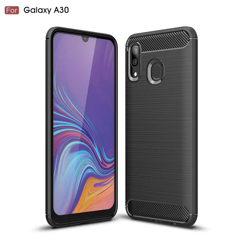 Тонкий чехол для galaxy a50 Мягкая матовая задняя крышка из ТПУ samsung a40 a30 новый