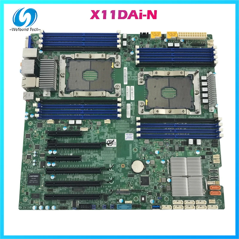 Материнская плата рабочей станции для Supermicro X11DAi-N C621 полностью протестирована