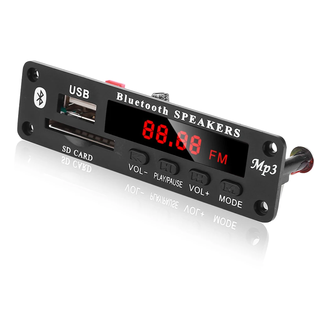 Vehemo USB SD FM WMA декодер радио модуль Автомобильный Bluetooth для динамика MP3 декодер доска прочные аксессуары авто для плеера