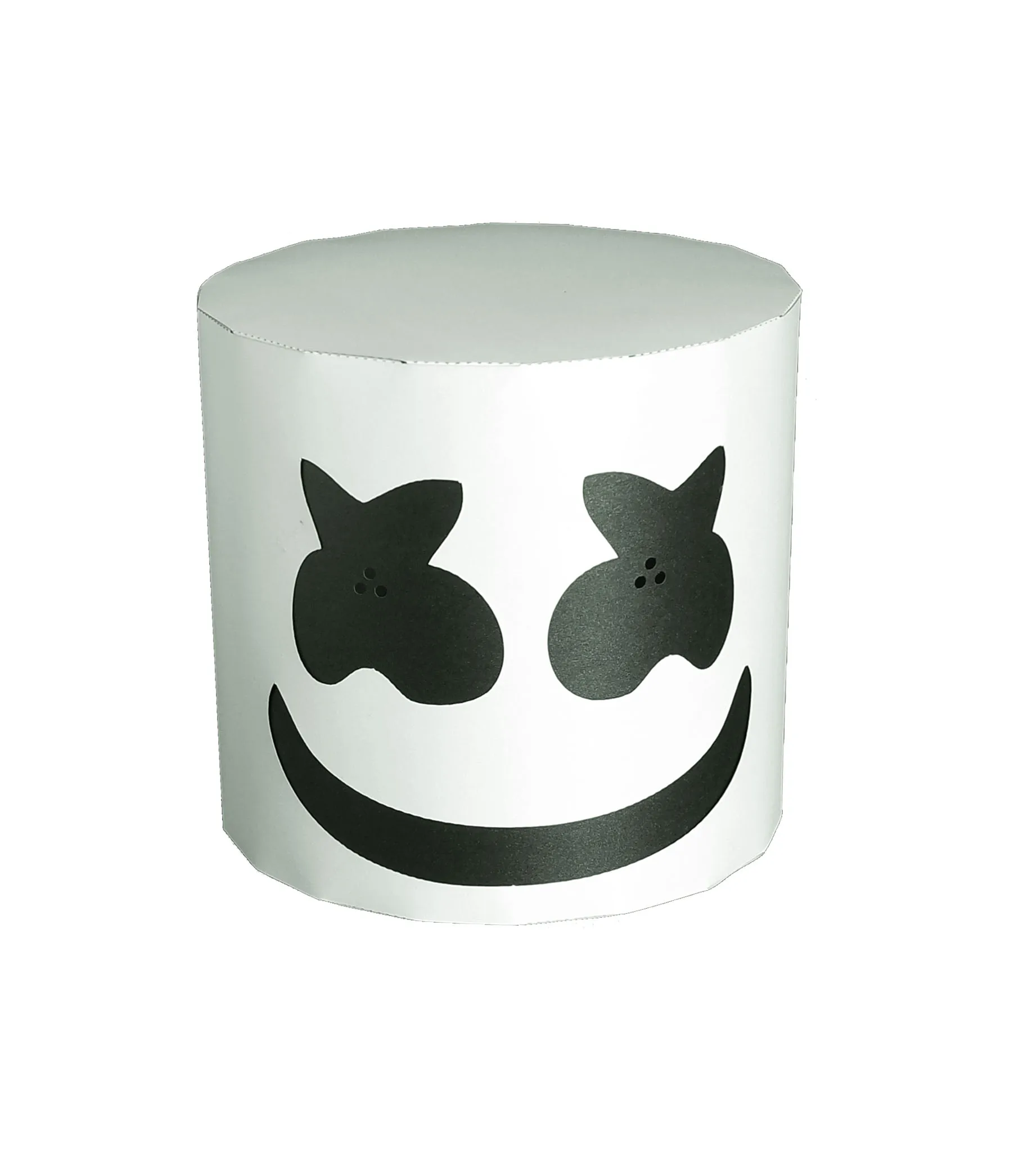 Бумажная маска 3d DJ Marshmello костюм косплей бумага для творчества Маска модели Рождество Хэллоуин Выпускной вечерние подарки