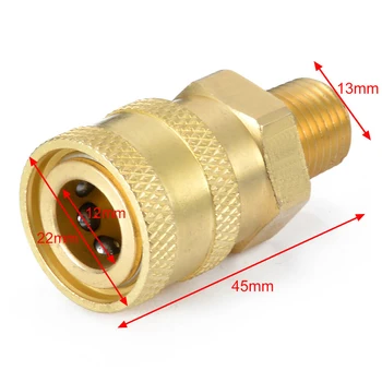 

1/4" Female NPT Brass Hose Quick Connect Coupler for High Pressure Washer Pneumatic Accessories
