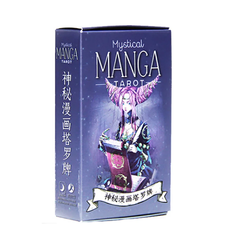 Манга Таро карты Divination игры 12*7 см китайская версия для семьи/друзей|Настольные