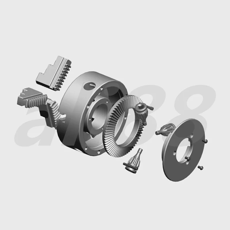 K11-80/100/125/160/200/250 Самоцентрирующийся Зажимной патрон 3 челюсти закаленной Сталь для Токарный станок с ЧПУ сверлильный станок