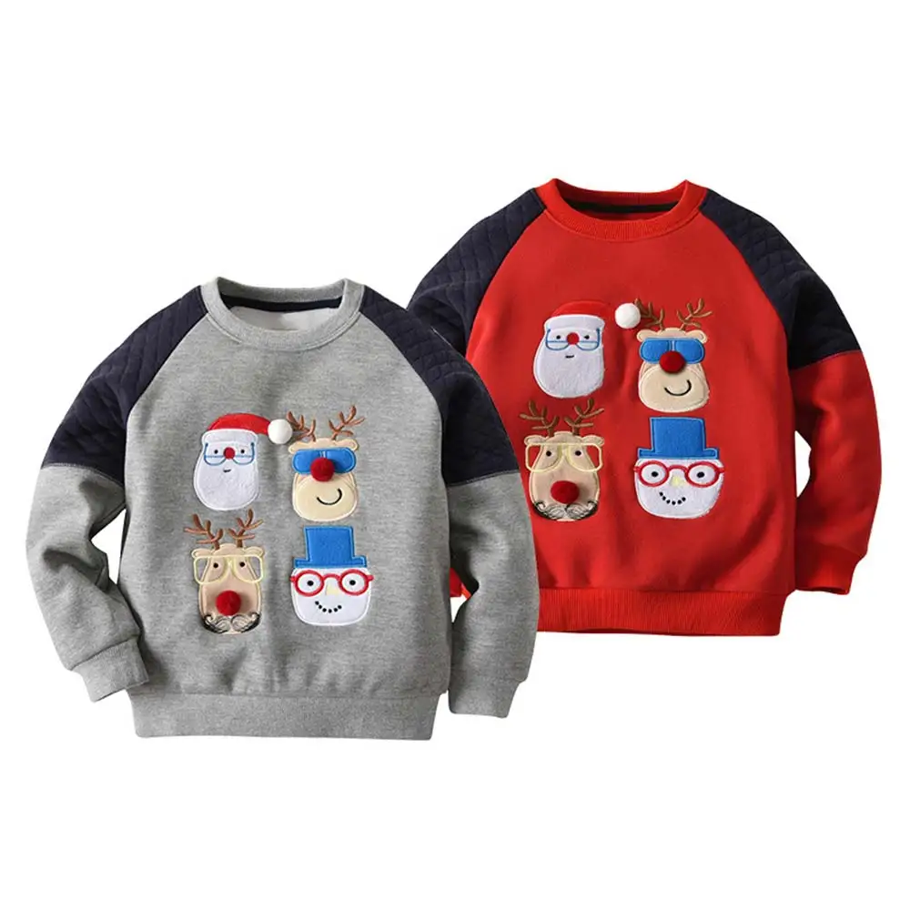 Sudadera navidad/свитер с рисунком оленя; свитера для мальчиков; sudadera navidad; коллекция года; Рождественский костюм; зимняя одежда для мальчиков и девочек