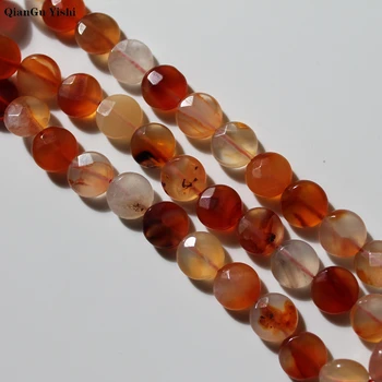 

AAA+ Irregular Strip Natural Circular edge piece chalcedony agate Stone Beads the middle hole For Jewelry Making DIY Bracelet