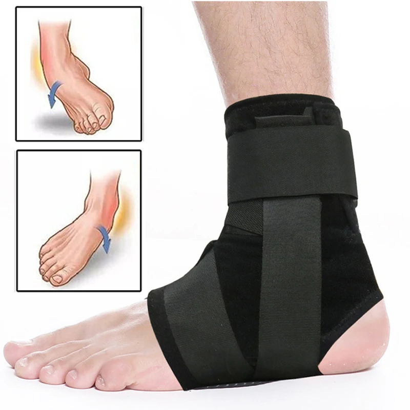 

2 Pieces Sports Safety Ankle Support Gym Running Protection Foot Bandage Black Sport Fitness Ankle Protector Ankle Brace Support