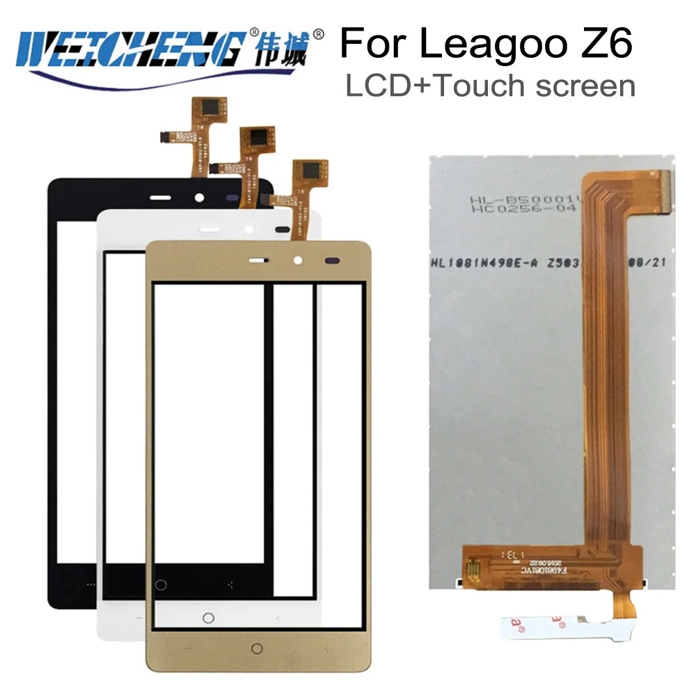 Сенсорный экран 4 97 дюйма для Leagoo Z6 и ЖК-экран сенсорный стеклянная панель |