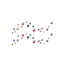 Color Tassel Stars Waterproof Temporary Tattoo Sticker Arm Leg Fake Tattoo Water Transfer Sticker Men Women