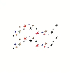 Color Tassel Stars Waterproof Temporary Tattoo Sticker Arm Leg Fake Tattoo Water Transfer Sticker Men Women