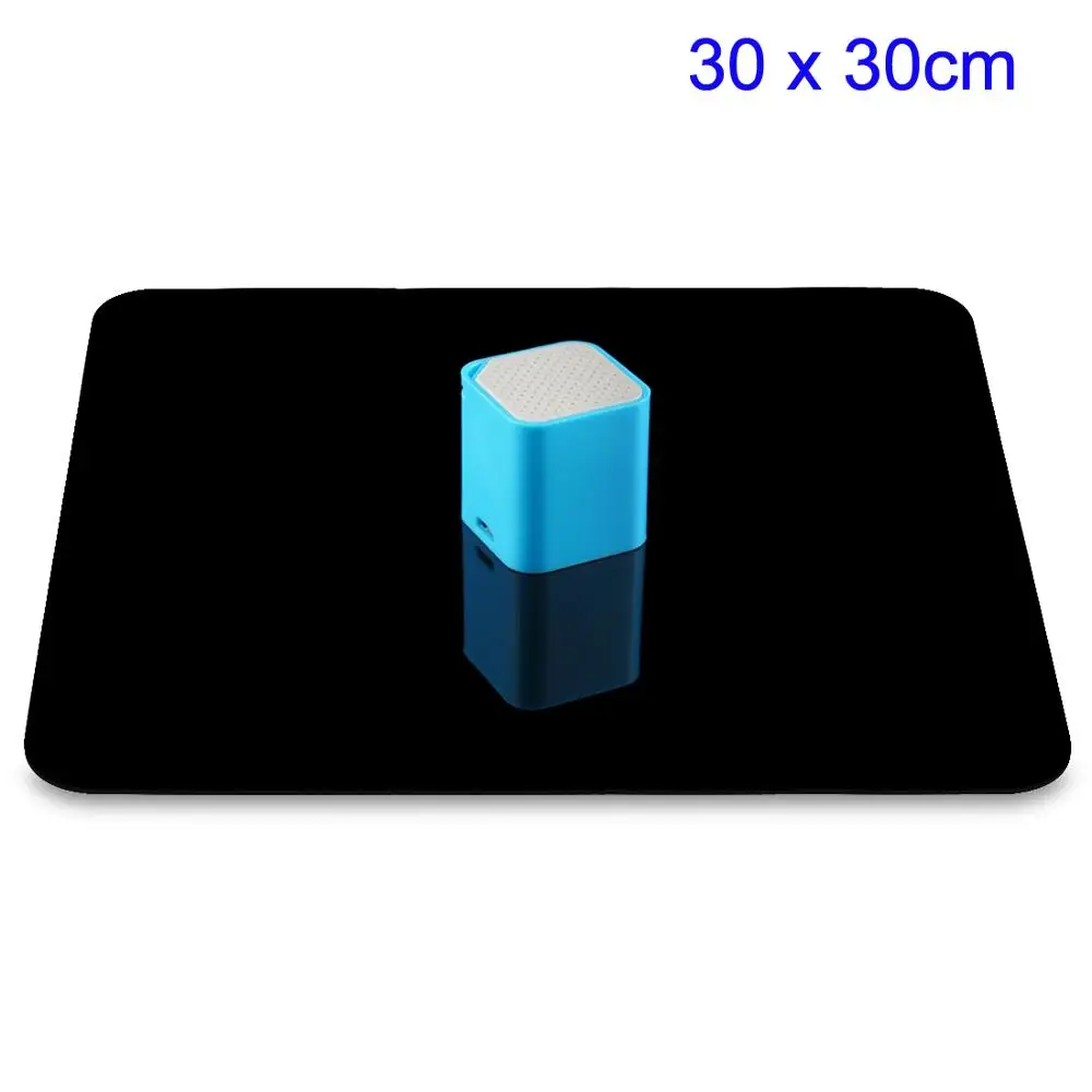 PULUZ 30x30cm Reflective Black and White Acrylic Display Boards/Background for Tabletop Product Photography Shooting