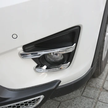 

ABS for Mazda CX-5 Accessories 2013 2014 2015 2016 Car front fog lamp fog light decoration strip Cover Trim Car Styling