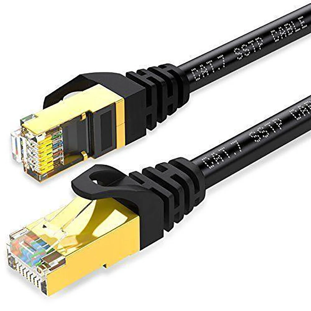 Cable RJ45 Cat 7 U/FTP blindado chapado en 10gbps Ethernet RJ45, Cable de conexión de red, Ethernet| | - AliExpress