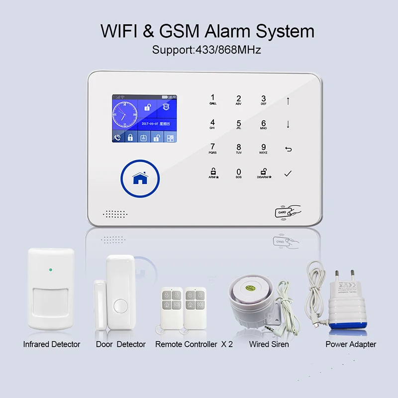 433 МГц беспроводной PIR датчик движения костюм для Wi-Fi 3g GSM сигнализация дома/офиса/квартиры защита по периметру защита от взлома