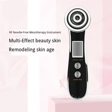 Радиочастотный EMS светодиодный светильник, 3 цвета, прибор для красоты, лифтинг, омоложение кожи, вибрационный массаж для ухода за лицом, инструмент для красоты