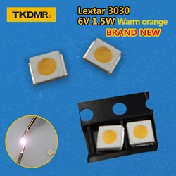 TKDMR – lot de 100 diodes LED haute puissance, 1.8W, 3030, 6V, orange chaud, 150 187LM, PT30W45 V1, Application TV, smd 2835 