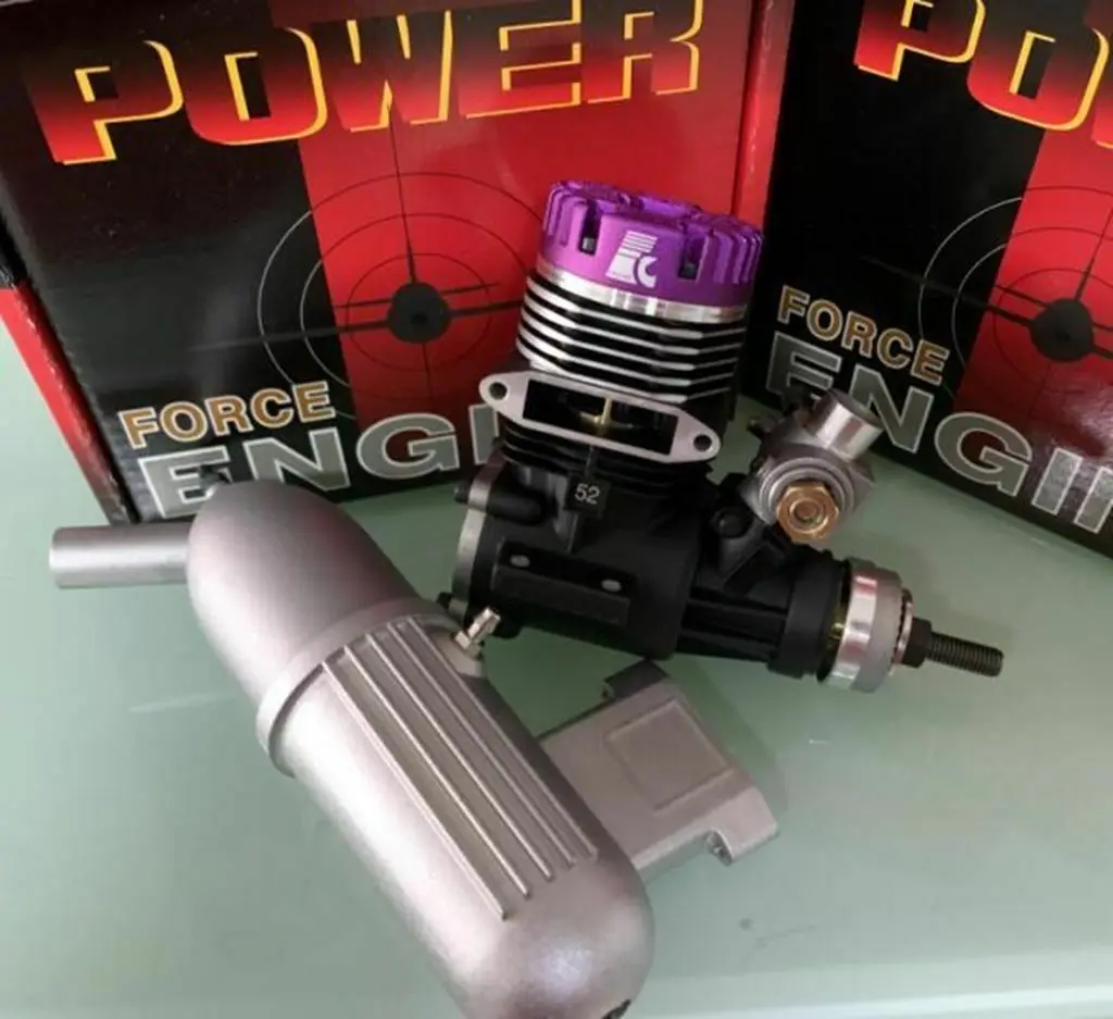Force 52th Nitro Glow Engine S52AII 8.5CC AirPlane For ASP OS RC Model kyosho