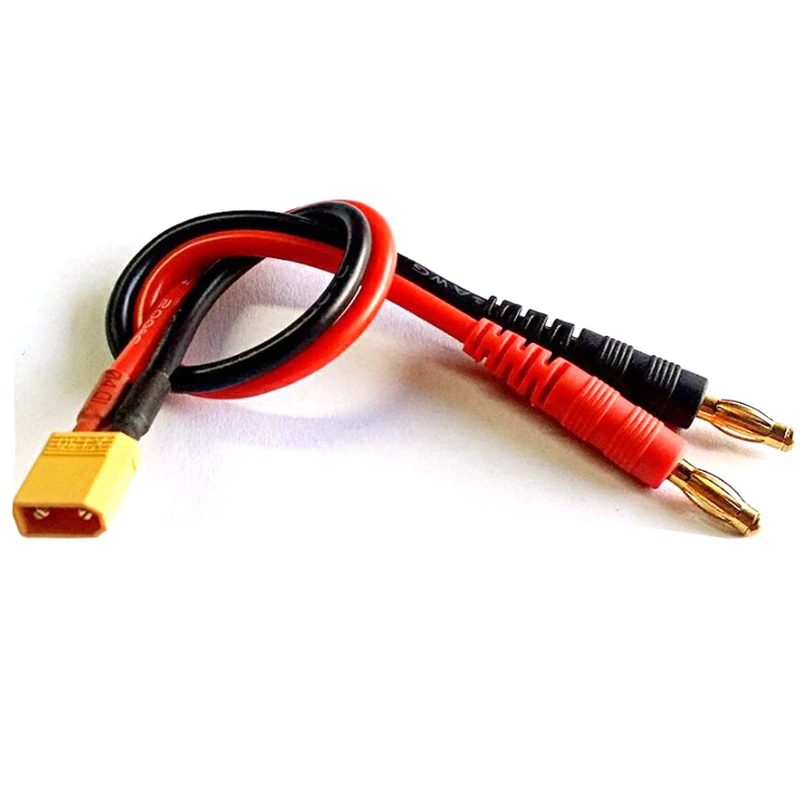 Cargador de batería RC XT30 a 4,0mm, enchufe Banana 16AWG, Conector de Cable de 20cm para batería Lipo de helicóptero RC Quadcopter|rc rclipo battery charg - AliExpress