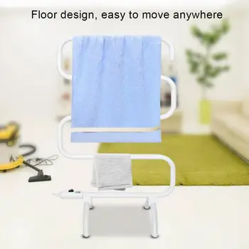 

Electric Towel Rack Clothes Drying Rack S Shape Intelligent Constant Temperature Electric Heating Towel Rack Toilet Towel Rack