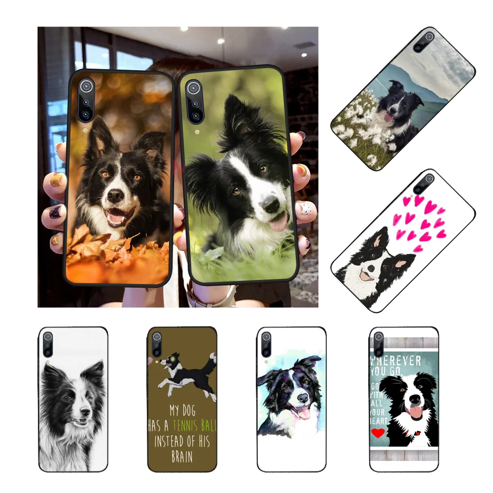 NBDRUICAI art border collie lovely dog DIY чехол для телефона с рисунком Shell Redmi Note 8 8A 7 6 6A 5 5A 4 4X 4A Go Pro