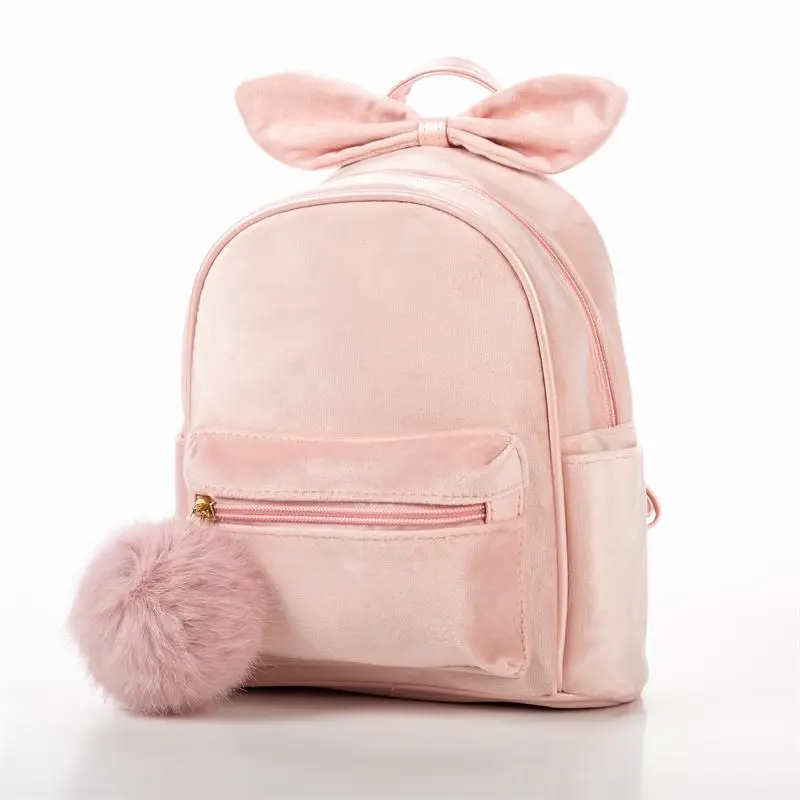 

Kid Backpack Cartoon Plush Children Backpacks Kindergarten Schoolbag Bow-knot Kids Backpack Children School Bags Girls Backpack