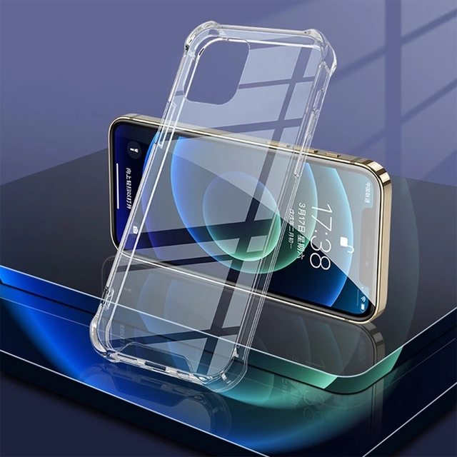 Shockproof Phone Case For iPhone 13 12 Mini Pro Max 11 Pro Max X XR XS Max 7 8 Plus SE2020 Simple Acrylic Back Cover