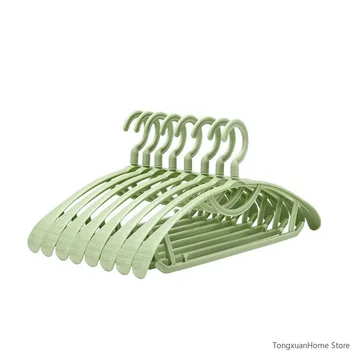 

Seamless Non-Slip Hanger Shoulder Width Design Sturdy and Durable Plastic Hanger Adult Household Drying Hanger Tools