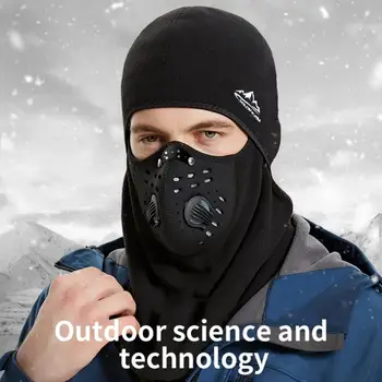 

Balaclava Hood Winter Face Mask Motorcycle Face Shield Ski Waterproof Thermal Fleece Skull Face Mask With Breathable Vents Hats
