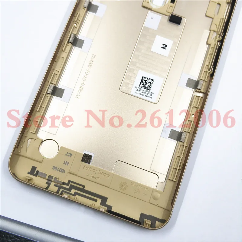 10 шт./лот, 5,5 дюйма, задняя крышка батарейного отсека, чехол для ASUS Zenfone 3 Laser ZC551KL с объективом камеры+ Кнопки громкости
