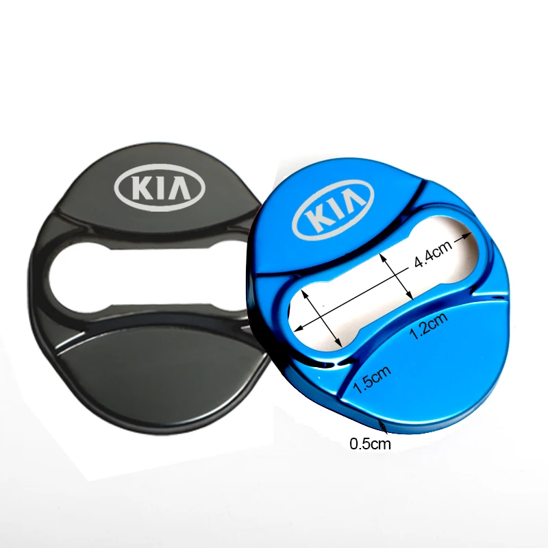 4 шт. крышка дверного замка подходит для KIA Kia Sportage наклейки из нержавеющей стали аксессуары для автомобиля Стайлинг авто защита эмблемы