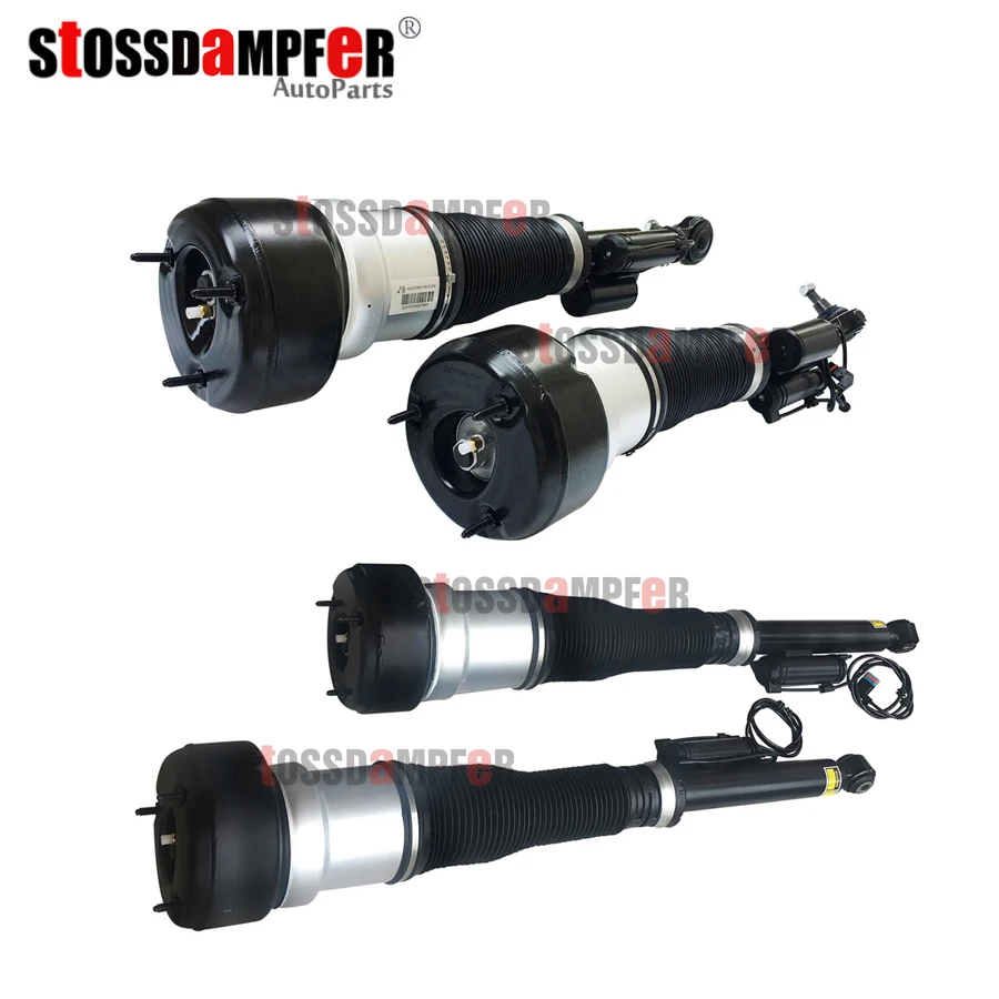 StOSSDaMPFeR 4 шт. Передняя воздушная стойка воздушный пружинный задний воздушный амортизатор для сборки Fit Mercedes W221 4matic 2213200438(538) 2213205613(513