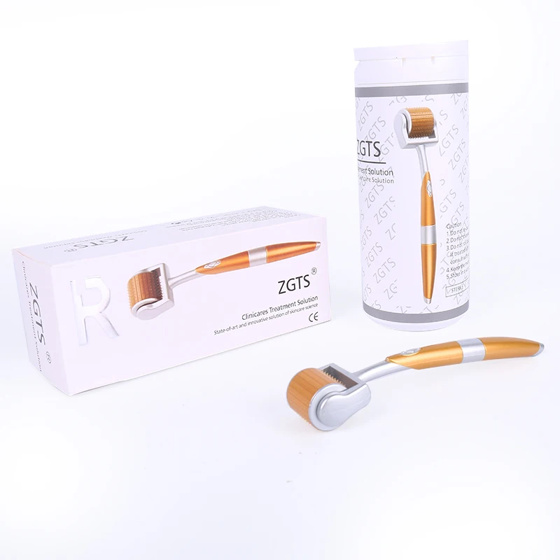 Профессиональный титановый ZGTS Derma Roller 192 игл для ухода за лицом и лечения