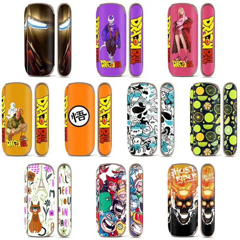 

10 Styles Cartoon Print Sticker For IQOS 3.0 Drop Shipping