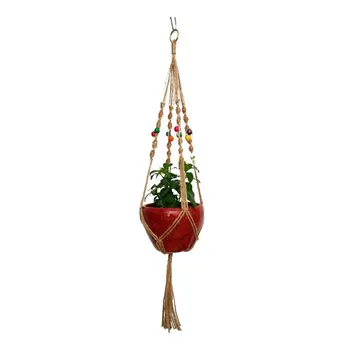 

Flower Plant Hanger Pot Hanging Holder Macrame Basket Rope Kit Home Garden Decor
