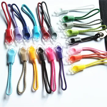 

20pcs 20Colors Backpack Zipper Transparent Pull Cord Zip Fastener Zip Slider
