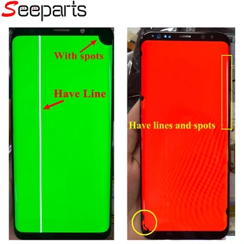 

For Samsung S8 LCD Touch Display S8 Plus LCD S8 Display For Samsung S8 Plus LCD band line display dead pixels defective screen
