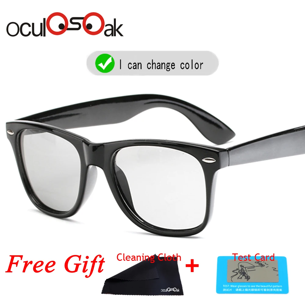

Driving Photochromic Sunglasses Polarized Chameleon Discoloration Day And Night Retro Sun glasses for Men Women Goggles
