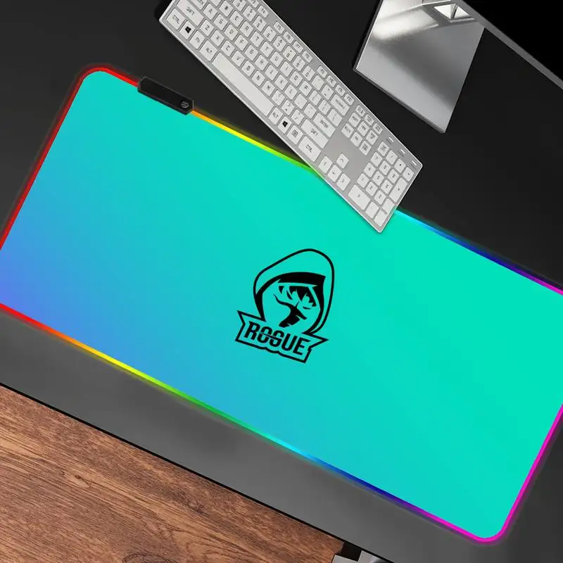 Sale Rogue Logo Gaming Mouse Pad Gaming MousePad Large Big  RGB Mouse Mat Desktop Mat Computer Mouse pad For Overwatch