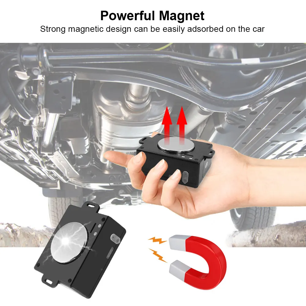 Автомобильный gps трекер CCTR-800+ плюс Автомобильный gps локатор большая батарея 6000 мАч 50 дней в режиме ожидания сильный магнит срок службы отслеживание