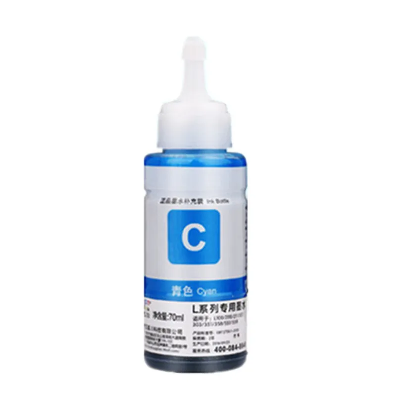 Dye Refill Ink kit for Epson L100 L110 L120 L132 L210 L222 L300 L312 L355 L350 L362 L366 L550 L555 L566 printer