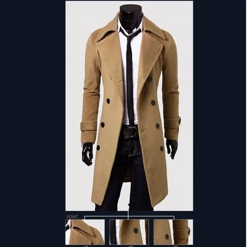 New Spring Autumn Mens Trench Coat Jacket Plus Size Black Gray Outwear Casual Long Hooded Overcoat Jackets for Men Clothes New Spring Autumn Mens Trench Coat Jacket Plus Size Black Gray Outwear Casual Long Hooded Overcoat Jackets for Men Clothes