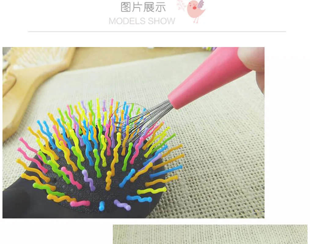 Лидер продаж Mini щетки для волос Очиститель волшебная ручка спутывающаяся