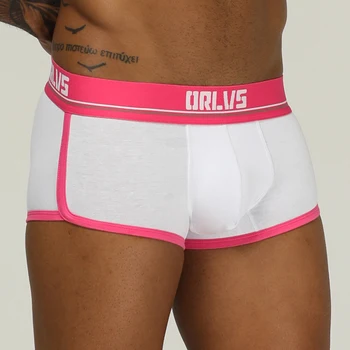 

ORLVS Brand male underwear sexy men boxers breathable cotton boxers shorts cueca masculina male underpants boxers calzoncillo