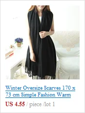 Women Black Warm Cashmere Pashmina Winter Scarf New Brand bufandas mujer New Warm Scarf Large Size Shawls Blanket Scarves