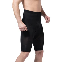 Для мужчин ультра Лифт краткие похудения Body Shaper Высокая Талия кроссовки утягивающие штаны JS25