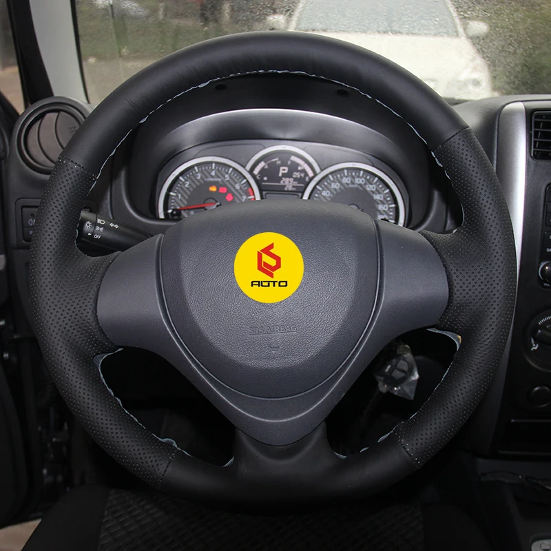 Оплетка на руль для Suzuki Jimny 2015 кожаный чехол руль|Чехлы руль| |