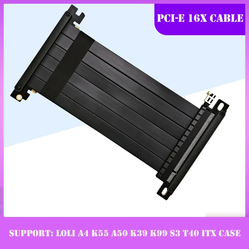Удлинительный кабель PCI-E 3 0 16X GPU Riser PCI для loli A4 K55 A50 K39 K49 K99 S3 T40 T12 D-A4W LZ-A4 ITX чехол |