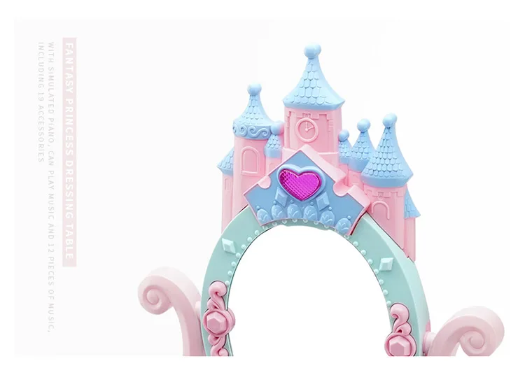 Музыкальное пианино туалетный столик принцесса туалетный столик девушка Косметика дети фен девушка делать вид игрушки для макияжа подарок для детей